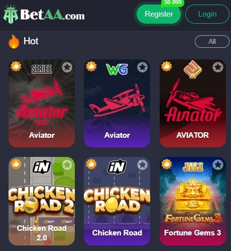 BetAA Game Interface