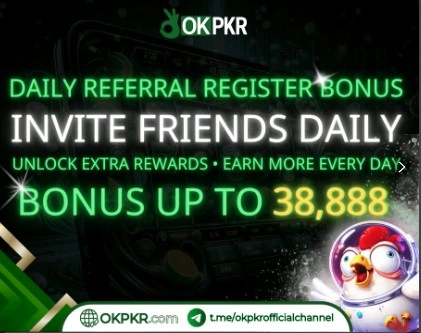 OK PKR Game bonuses
