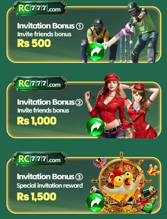 RC777 Game bonuses
